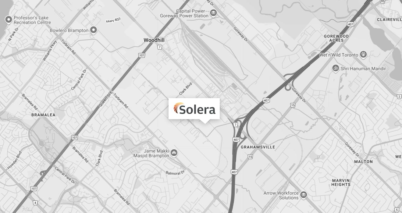 Solera Metal Fabrication Location Map