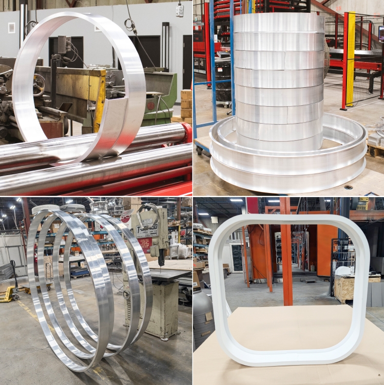 Experience Precision in Motion with Our CNC-Controlled Metal Rolling