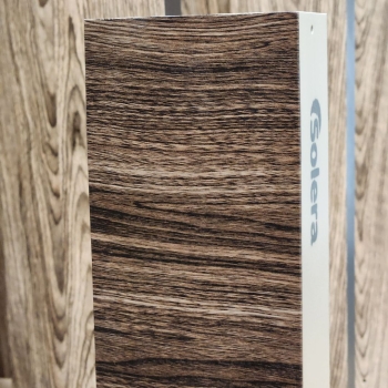 Wood grain hydrographic dipping finish on metal panel - custom hydro dipping Brampton Ontario